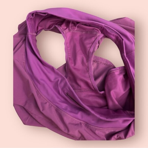 Lululemon Speed Up Mid-Rise Lined Short 4" Vivid Plum athletic shorts sz 8 - Picture 6 of 7